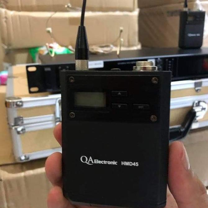 Mic wireless Qa electronic hmd 45 pro clip on headset original