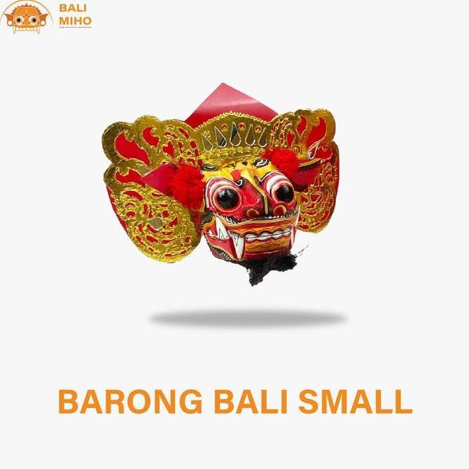 BARONG BALI/TOPENG BARONG/TAPEL BARONG/UNTUK ANAK KECIL/TOPENG KAYU AS