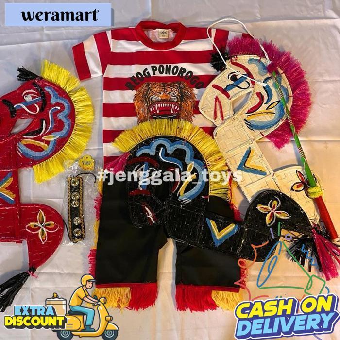 [Drs] Baju Jaranan Full Set Anak Tk Baju Kuda Lumping Anak Set1