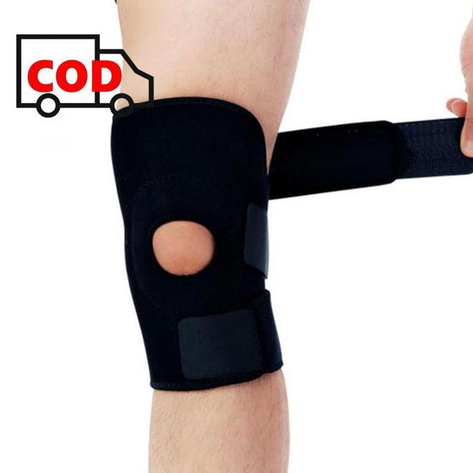 Deker Pelindung Lutut Knee Support Untuk Olahraga Fitness Anti Pegal Cedera Kaki Sakit Olah Raga | P