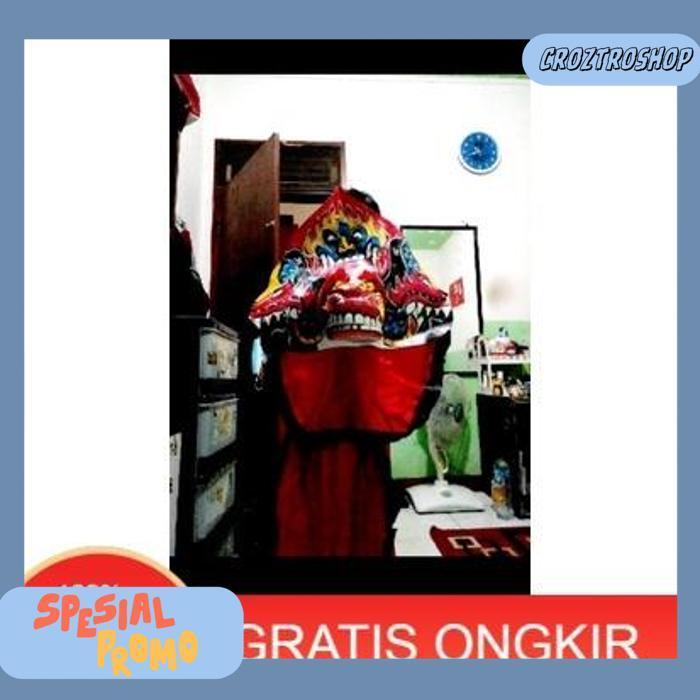 [Drs] Mainan Barongan Caplokan Spon Kuda Lumping Reog Ponorogo Rogonan Devil Jaranan Asli Yang Besar
