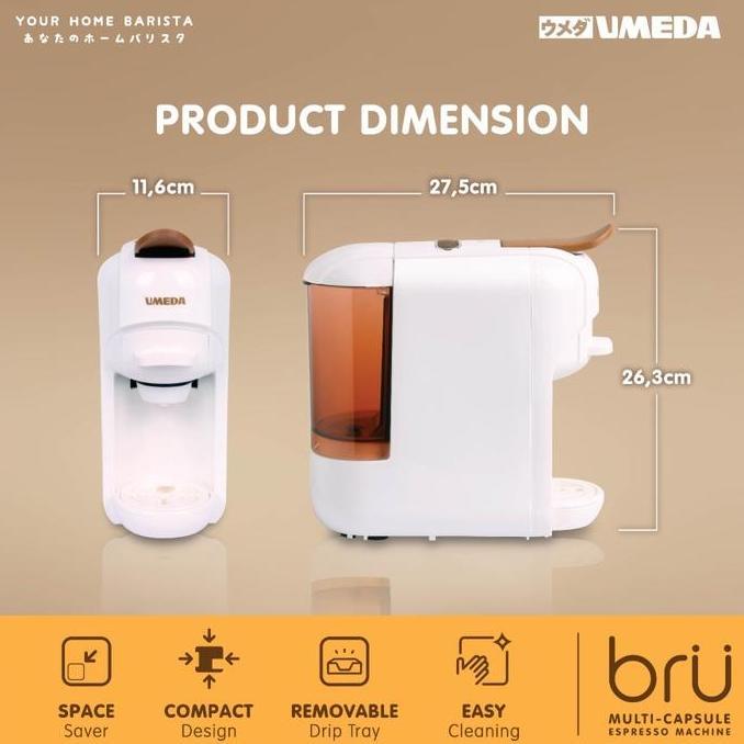 UMEDA Coffee Maker Capsule - BRU