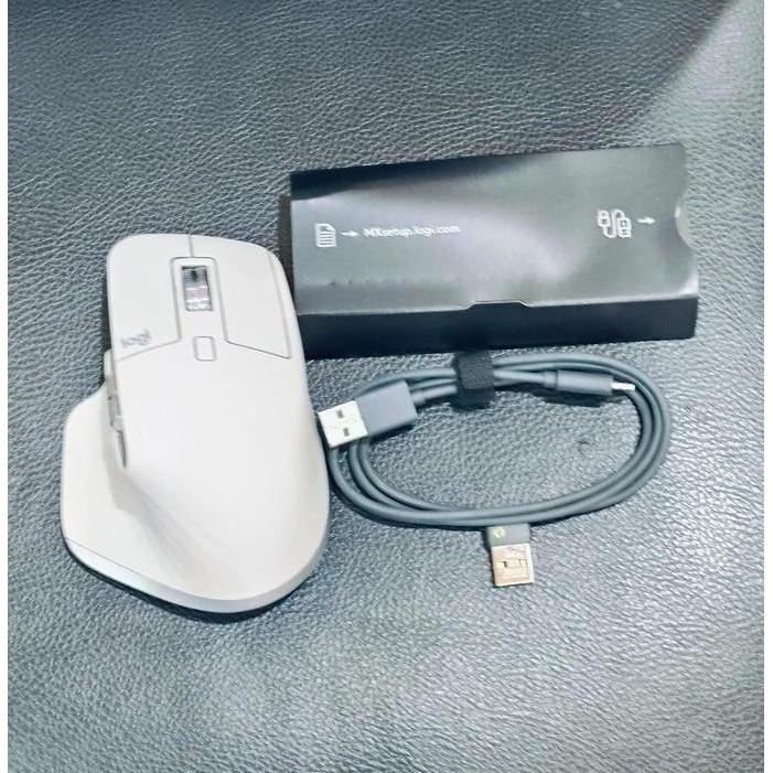 Logitech MX Master 3S Wireless Bluetooth Mouse Silent Switch Bekas