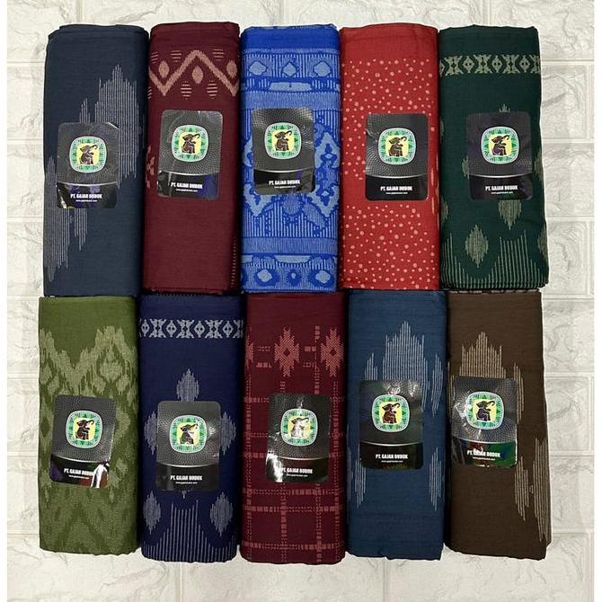 Promo SARUNG GAJAH DUDUK GROSIRAN Sarung dewasa..harga per 20pcs/kodi COD