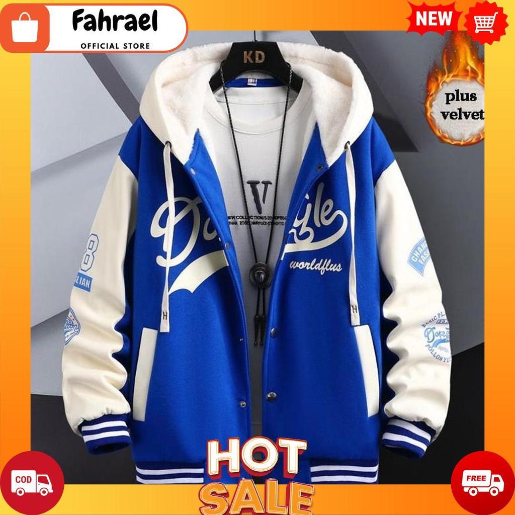 Jaket Baseball Vintage Full Print Regland Reglad  / Jaket Varsity Pria Wanita Distro Keren COD[B2][B