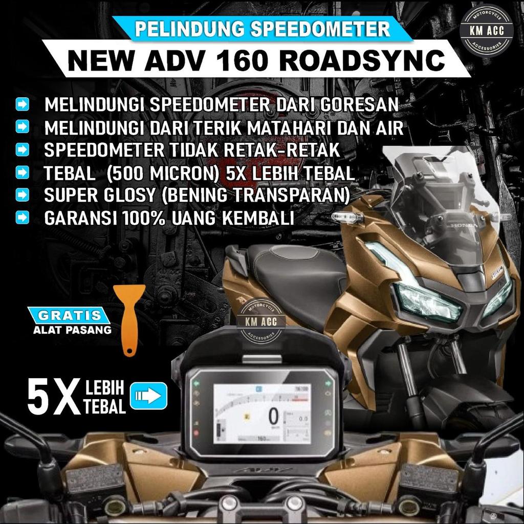 Pelindung Super Tebal Speedometer ADV 160 Roadsync Stiker Antigores Speedometer