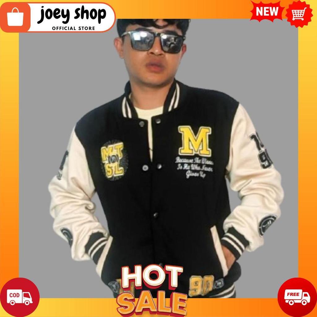 Jaket Baseball Vintage Pull Bordir New Arrival Terbaru / Jaket Vasity Boxy Pria Wanita COD[B2][B1]