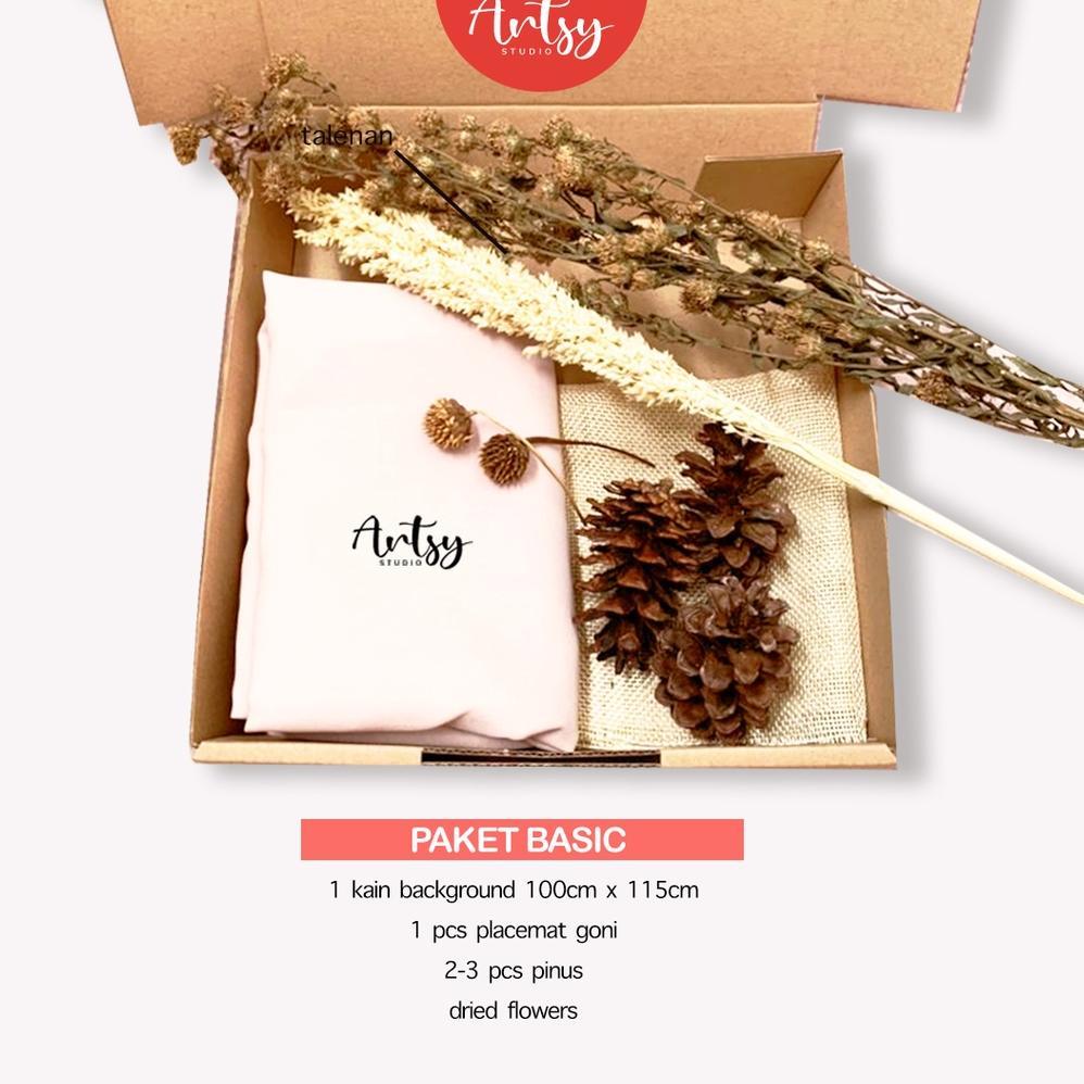 Artsy Studio - Aesthetic Kit | Properti Foto Produk / Photoshoot Kit