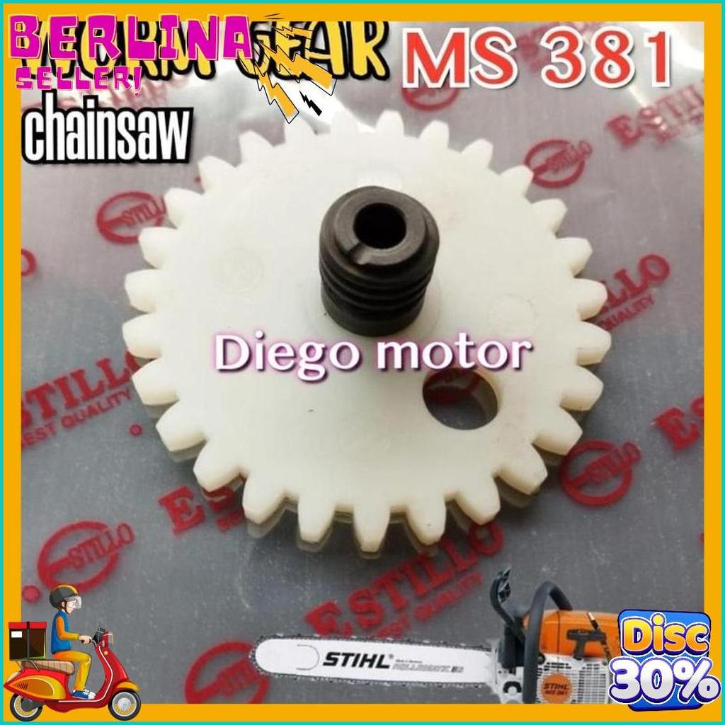 Diskon Kemerdekaan Ms381 381 Worm Gear Gigi Pompa Oli Mesin Chainsaw Senso Sthil Rs0