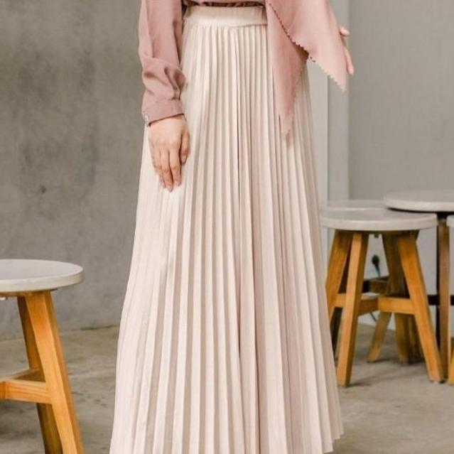 ROK PLISKET PANJANG PREMIUM IMPORT KOREA/ROK MODEL A TEBAL BAGUS SS