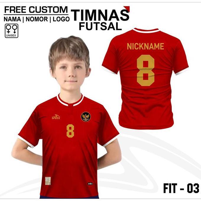 Viral Jersey futsal timnas kaos anak baju bola futsal timnas Indonesia terbaru