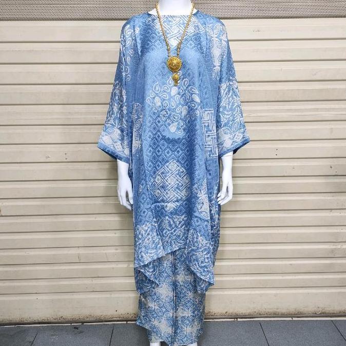 Promo Set Tunik Kalong Batik Viscose Cap Manual / Long Tunik COD