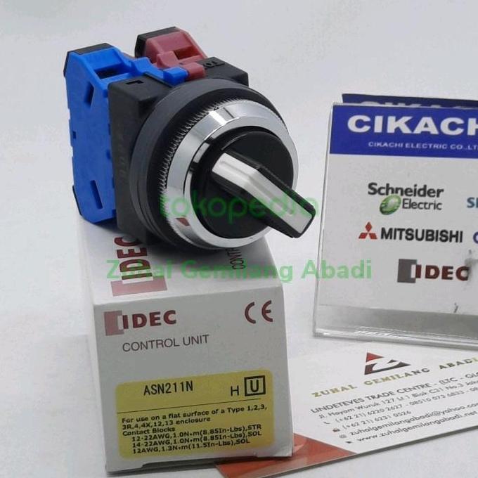 ASN211N, SELECTOR SWITCH, IDEC