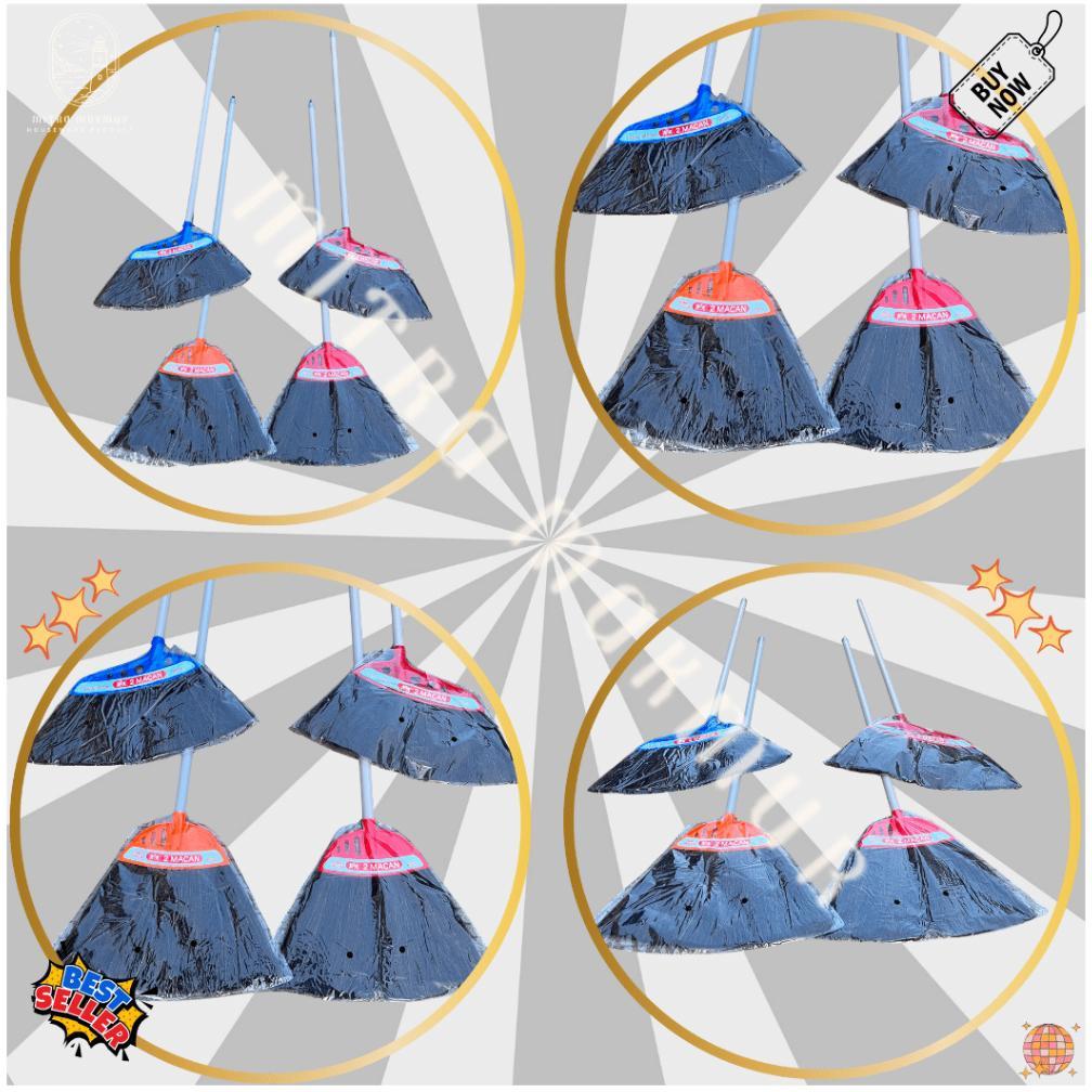 SAPU IJUK FAMILY BROOM 2 MACAN SAPU IJUK TEBAL SAPU LANTAI FLOOR BROOM