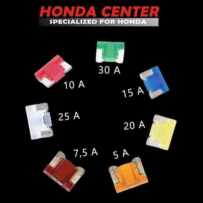 fuse sekring pendek micro mini tusuk tancap mobil honda brv hrv freed