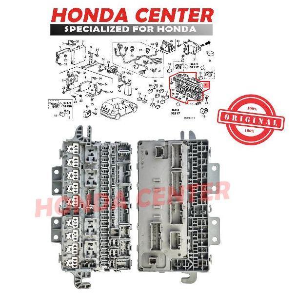 fuse box bok sekring sikring BCM honda jazz gd3 2004 2005 2006 2007 2008