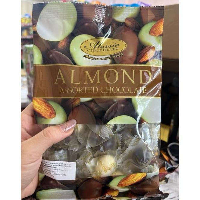 Alessio Almond Chocolate 200G Coklat Almond Malaysia