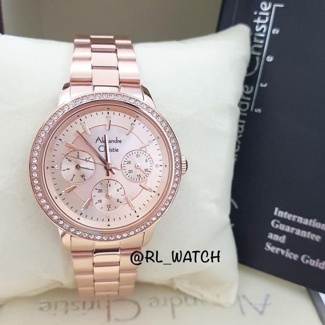 Promo Jam Cewek ALEXANDRE CHRISTIE AC2A53 Steel Original COD