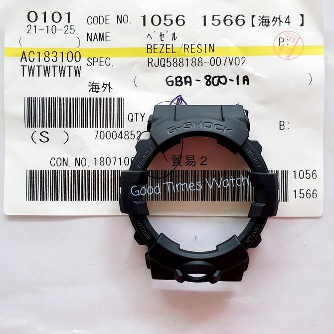 Promo BEZEL G-SHOCK GBA-800-1A GBA 800 Casio Original COD