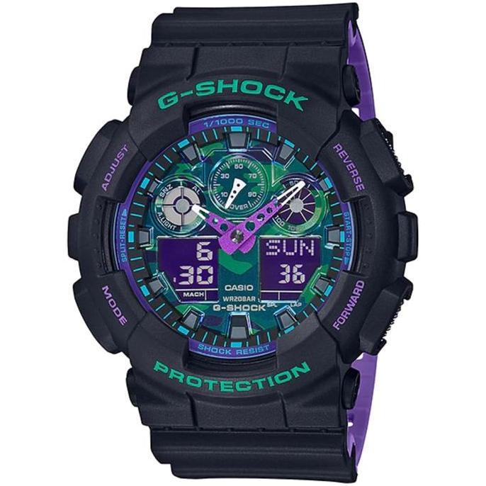 Promo Casio G-Shock GA-100BL-1A / Gshock GA100BL-1A Original & Garansi COD