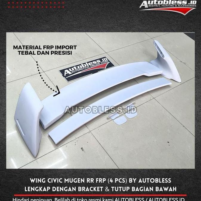 Wing Spoiler Civic Mugen RR Civic FD Mugen RR