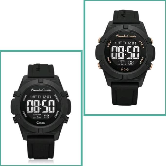 Promo ALEXANDRE CHRISTIE 9371 JAM TANGAN PRIA ALEXANDER CHRISTIE AC 9371 Rubber Stainless COD