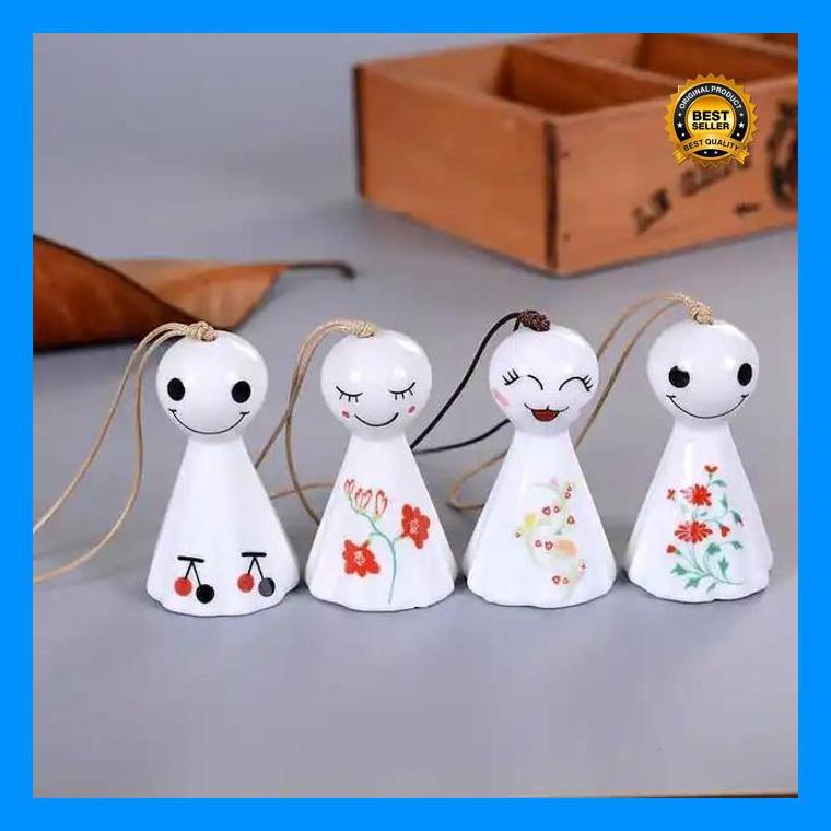 (Termurah) Lonceng Angin Keramik Porcelain Wind Chime Gantungan Hias Bestseller