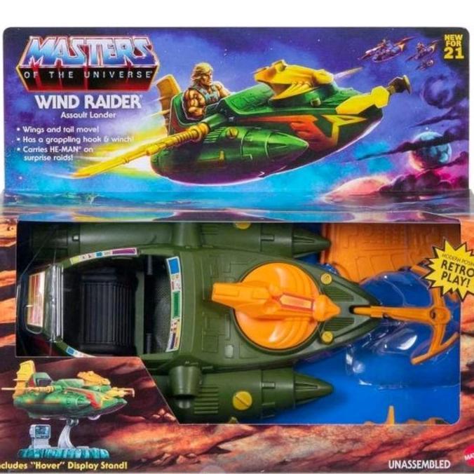 Masters of the universe wind raider vehicle motu action figure ori