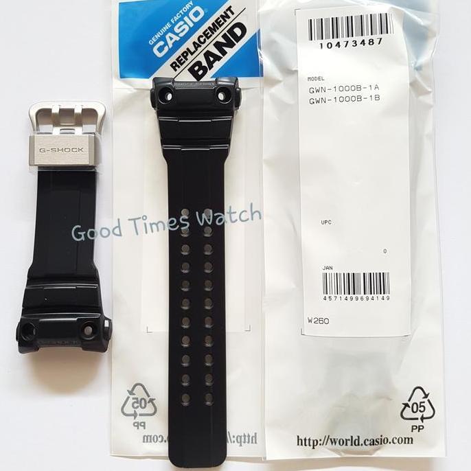 Promo STRAP G-SHOCK GWN-1000B-1 GULFMASTER GWN 1000B GWN 1000 CASIO ORIGINAL COD