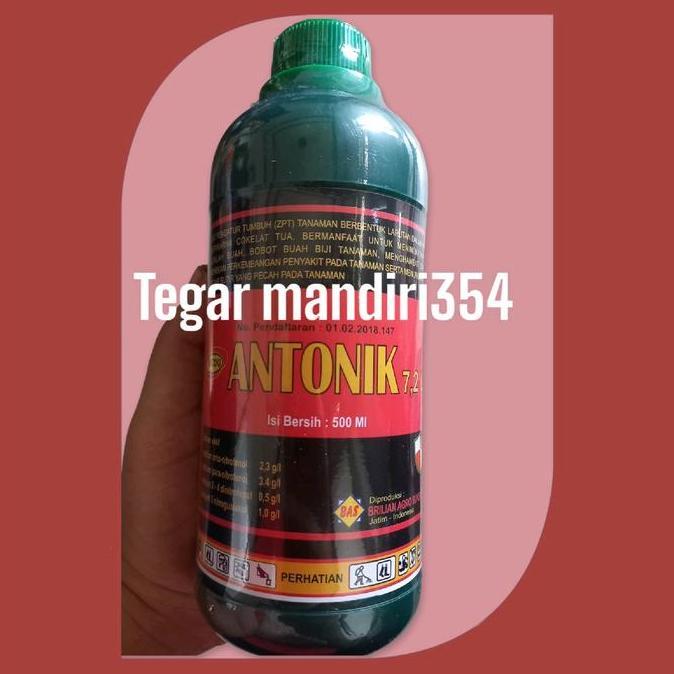 ASLI PUPUK CAIR ANTONIK 7,2 500ML / ZPT ANTONIK 500ML peningkat produksi tanaman Antonik 7,2 500ml /