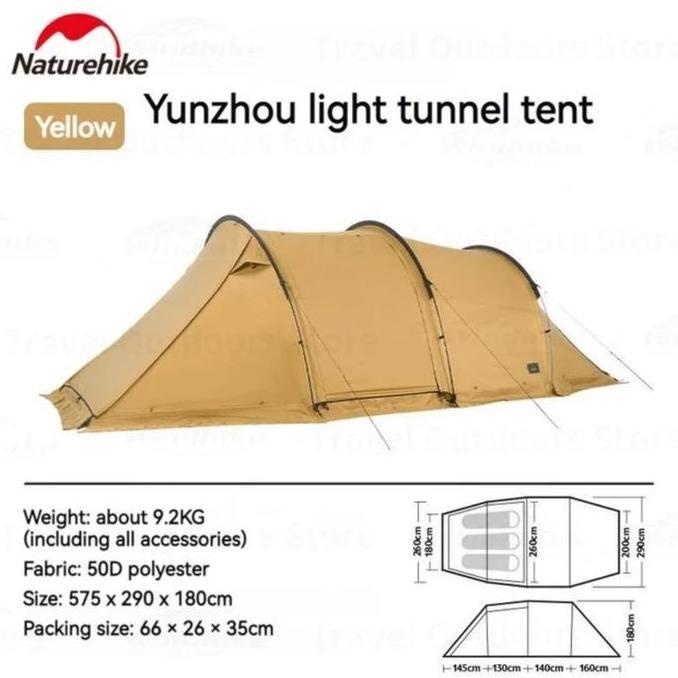 Naturehike Cloud Vessel Tunnel Boat 4 season