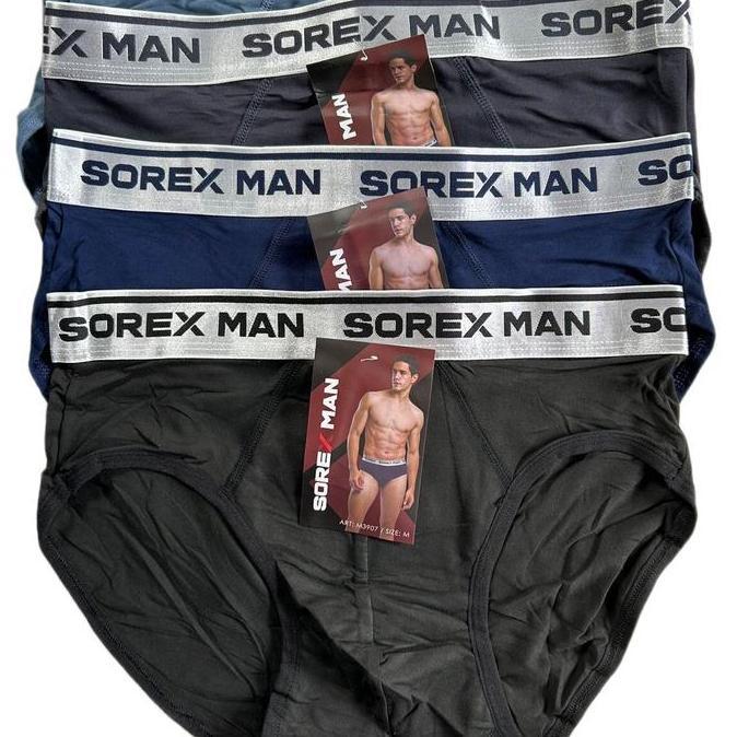 DI128 - 3PCS - Sorex CD , M3907 CD Sport Pria Super Soft