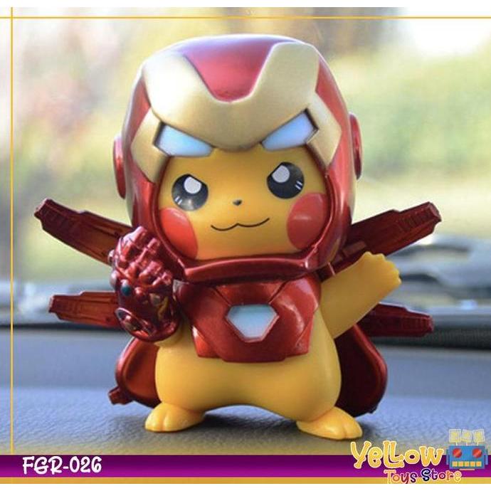 ACTION DEKORASI FIGURE PIKACHU MARVEL AVENGERS IRONMAN MK85-FGR-026