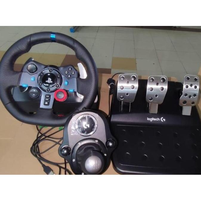 Steering Wheel Logitech G29 + Shifter Bekas bisa untuk PS3 PS4 PC