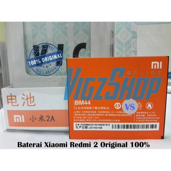 Baterai Xiaomi Redmi 2 BM44, BM-44 Original 100%