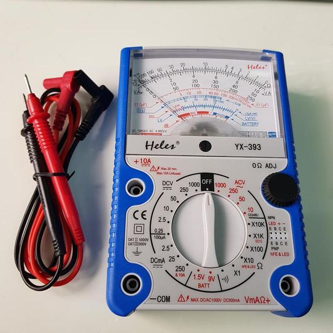 Multitester Heles Analog YX 393/Avometer Analog Heles YX 393