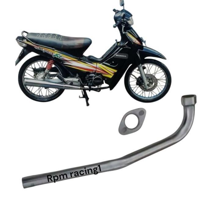 Leheran knalpot standar ori gonda supra fit lama pengganti tang keropos atau bocor