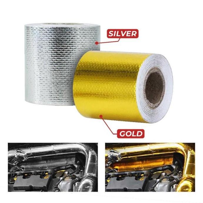 Lakban Peredam Panas Knalpot Motor Mobil Original