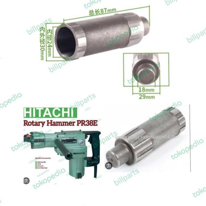Termantab] striker PR 38 E piston tengah PR38E hitachi bor demoliton hammer