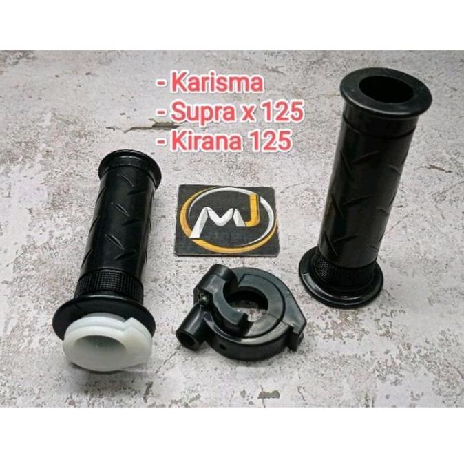Handpad selongsong gas plus dudukan holder honda supra x 125 kharisma kirana Motor Motorcycle