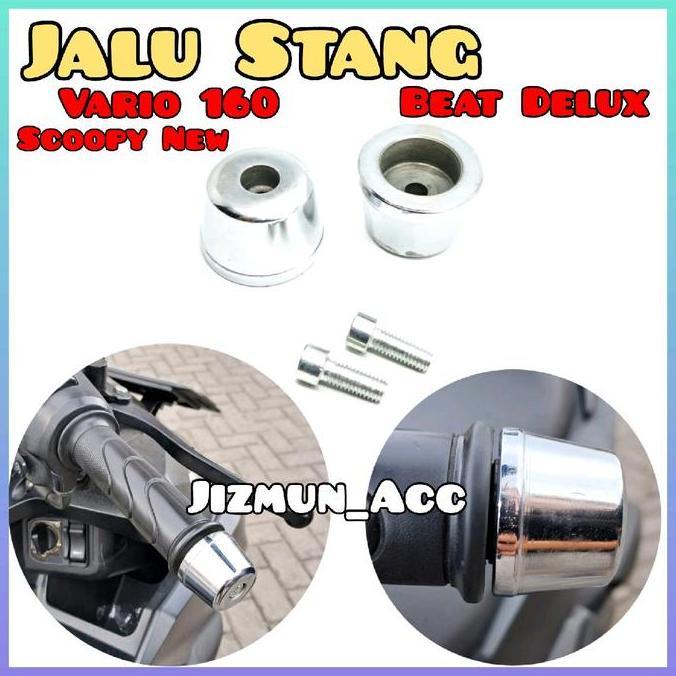 Jalu Stang VARIO 160 BEAT DELUXE 2020 SCOOPY 2020 2022 2023 Chrome Motorcycle