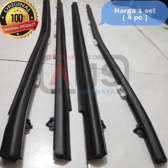 KARET PELIPIT LIST LIS KACA WHEATER STRIP MOBIL MOBILIO 1 SET LUAR ORIGINAL DAN TERPERCAYA