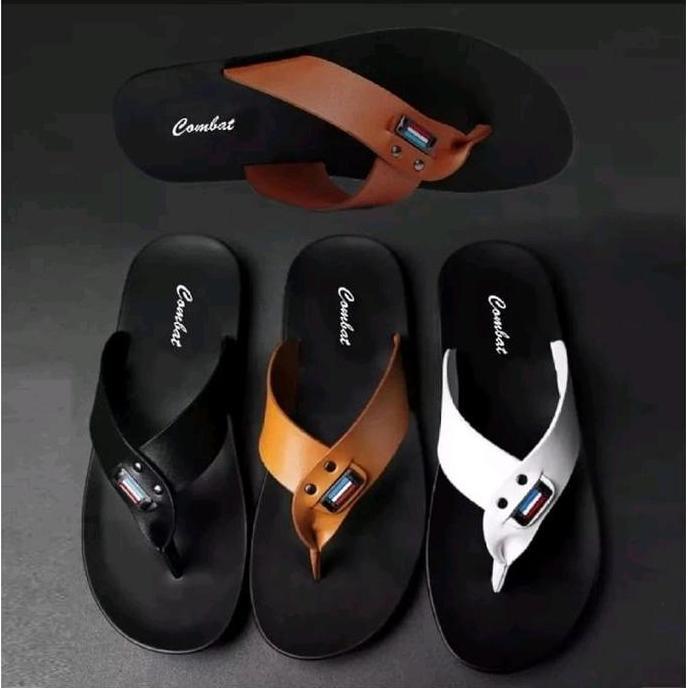 DS22 - Sandal Pria Dewasa Combat Sol Premium Import / Sendal Jepit Cowok Fashion Trendi Karet