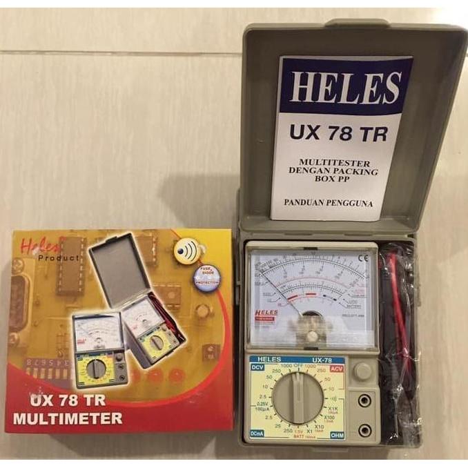 Multitester heles UX 78 TR Multimeter HELES UX 78TR murah