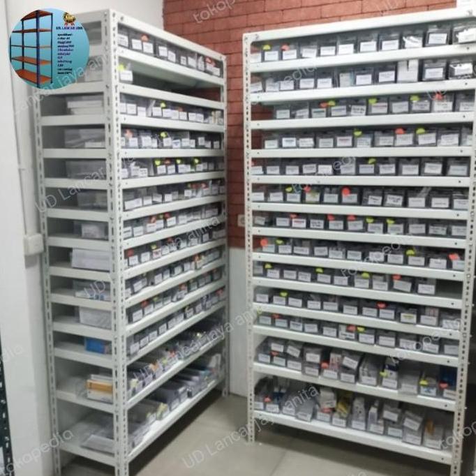 rak obat apotek 14 susun