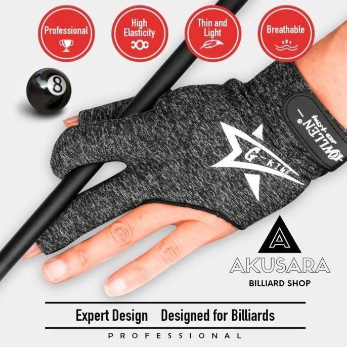 Konllen Glove Sarung Tangan Billiard Size L & XL Original