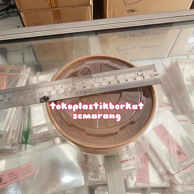 paper bowl kraft 650 ml / paper bowl cokelat 650