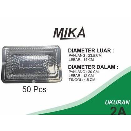 Mika Kue 2A - Mika Box 2A - ISI 50 PCS