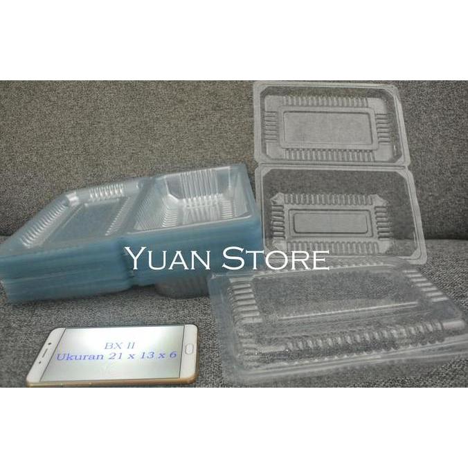 Mika Kue Makanan | BX 2 | Tempat Kue | Box Mika Kue | Mika Plastik Kue