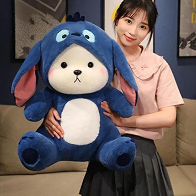 45 cm Lucu Teddy Tales Bear Cosplay Manyo Boneka Teddy Bear Kupluk [terbaik]